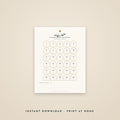 Ramadan Quran Tracker Printable