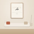 Shukr Gratitude Minimalist Arabic Word - in a living room