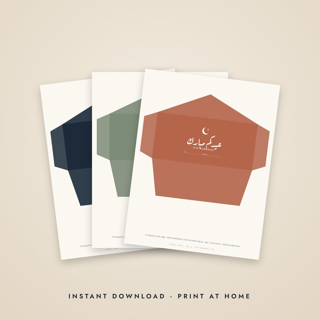 Eid Money Envelopes Printable